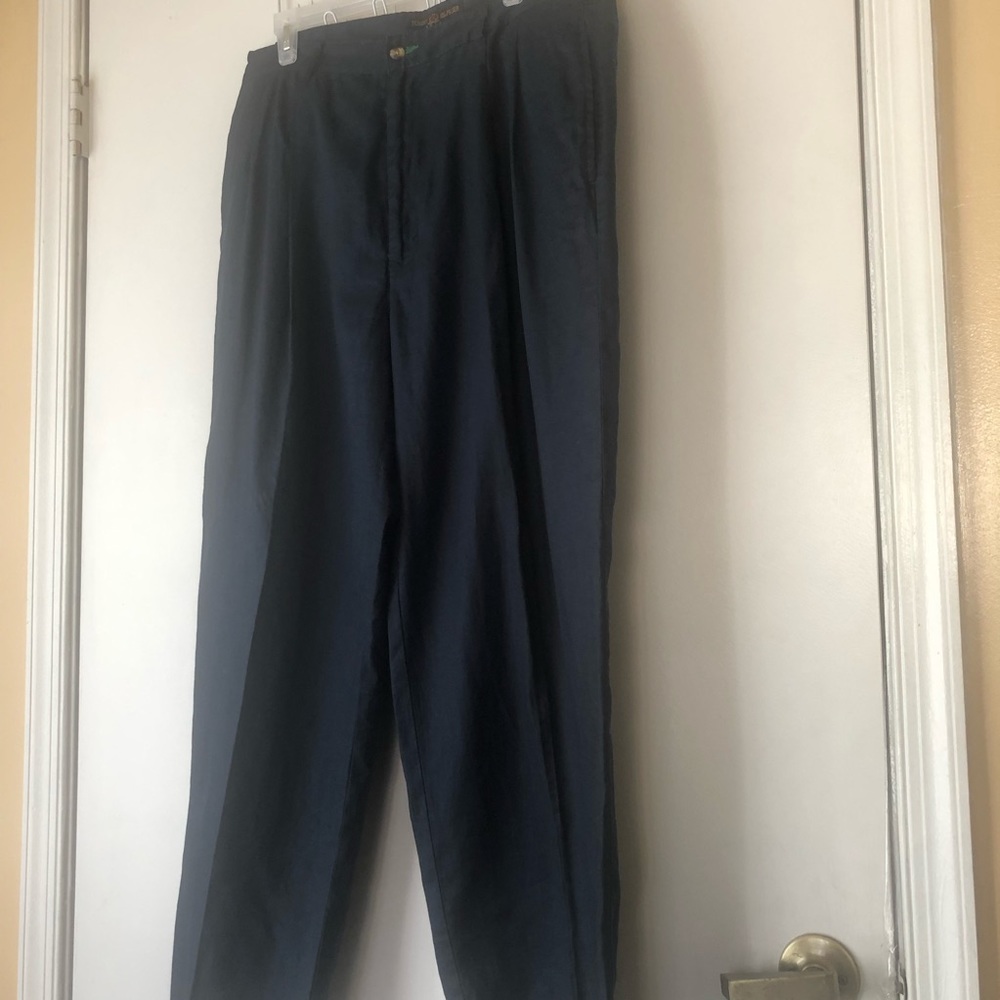 Tommy Hilfiger 100% Linen Golf Pants Sz 36